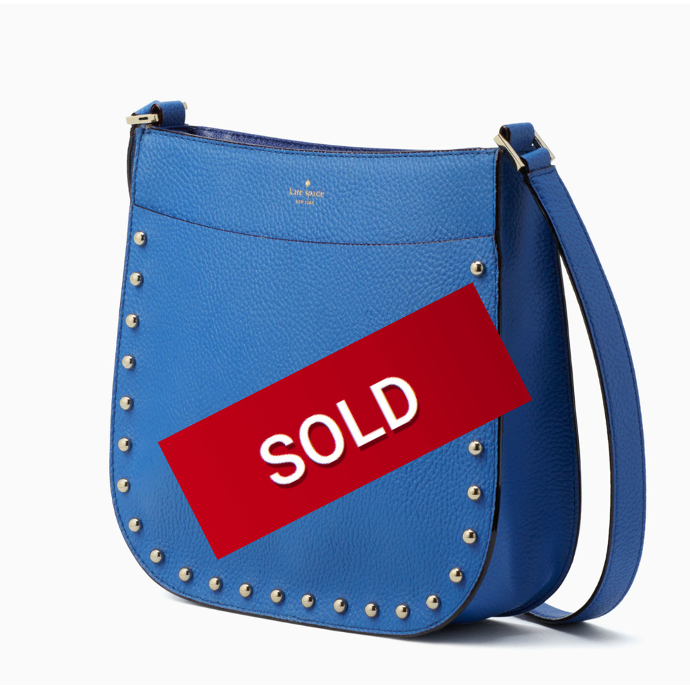 Kate Spade Crossbody Purse Blue Austin Hemsley NWT - Picture 1 of 8